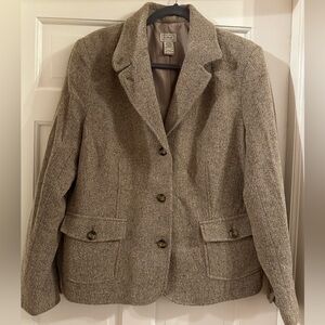 Vintage LL Bean Wool Women’s Blazer Sz XL